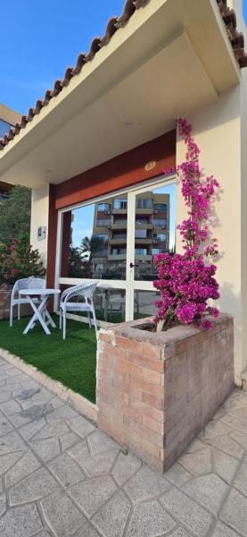 Chalet private beach and pool view